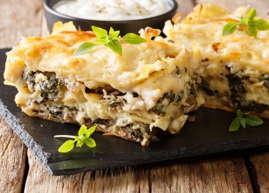 Kremaste lazanje sa pečurkama