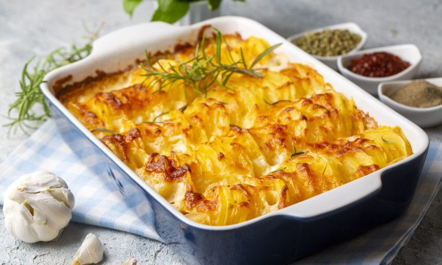 francuski krompir, složenac od uskršnjih ostataka