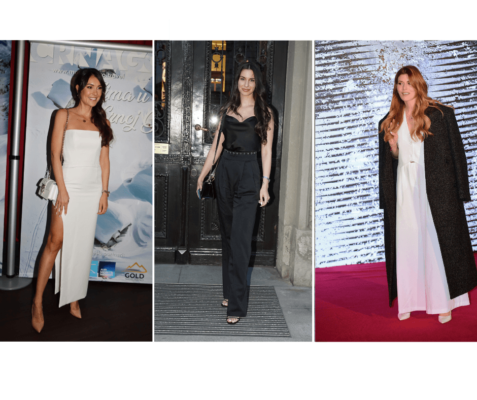 Odevne kombinacije u kojima preovladava bela boja: Kako ih nose Dragana Kosjerina i Tamara Dragićević?