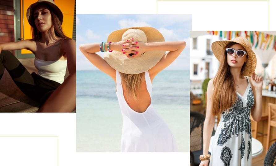 Kako stilizovati letnje šešire