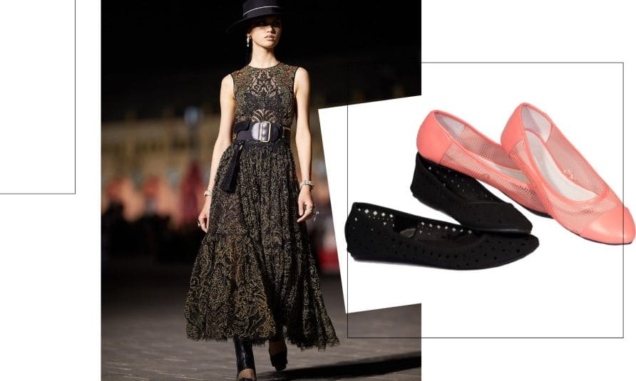 Mrežaste baletanke za leto