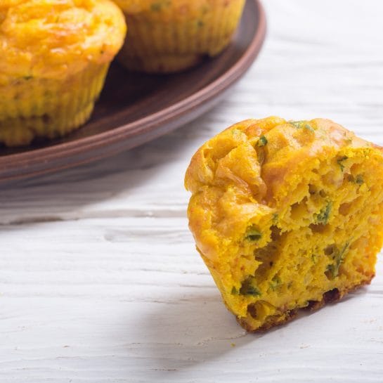 slani mafini od pirinča