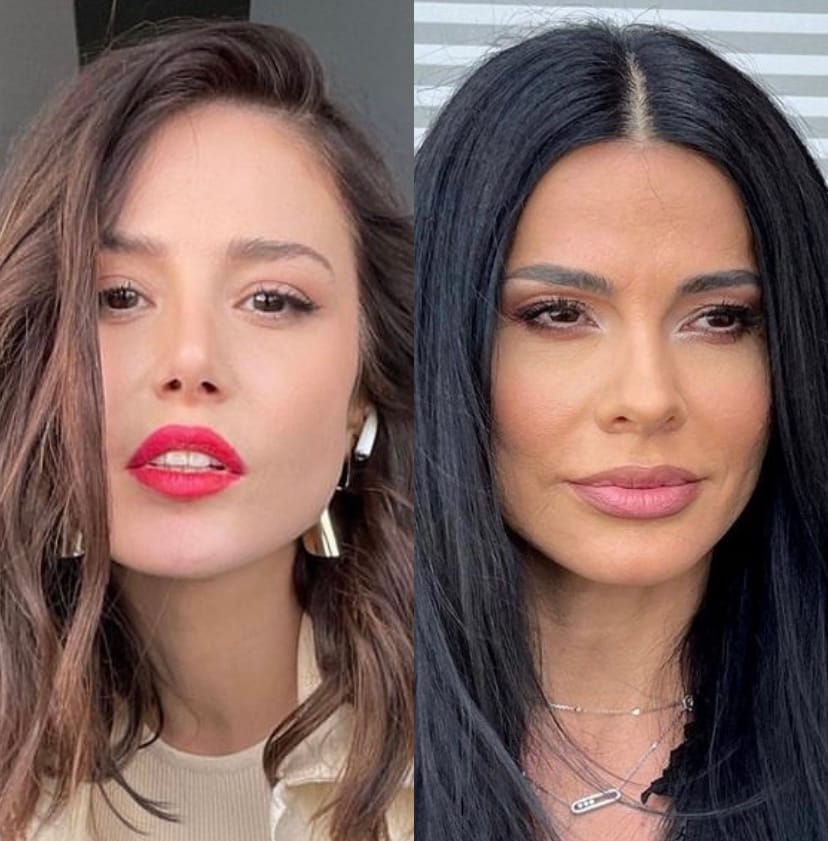 Ana Mihajlovski i Aleksandra Jeftanovic, instagram, modni okrsaj (1)