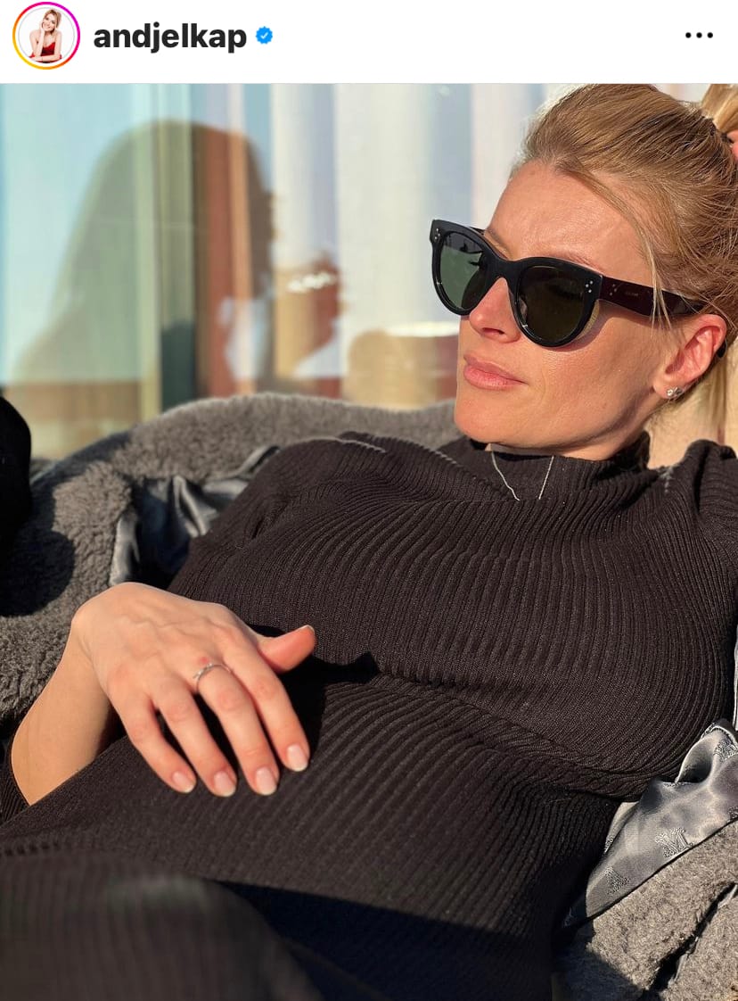 Uklanjanje postporođajnog viška sa stomaka, instagram Anđelka Prpić