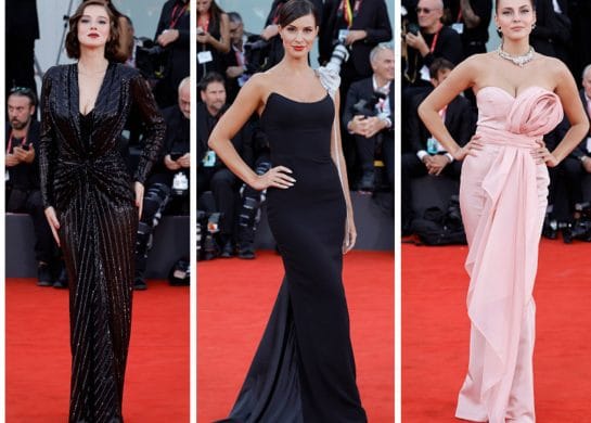 Dragana Kosjerina, Milena Radulović, Džejla Ramović na Venecijanskom festivalu Mostra 2023