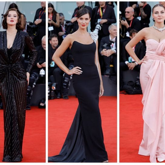 Dragana Kosjerina, Milena Radulović, Džejla Ramović na Venecijanskom festivalu Mostra 2023