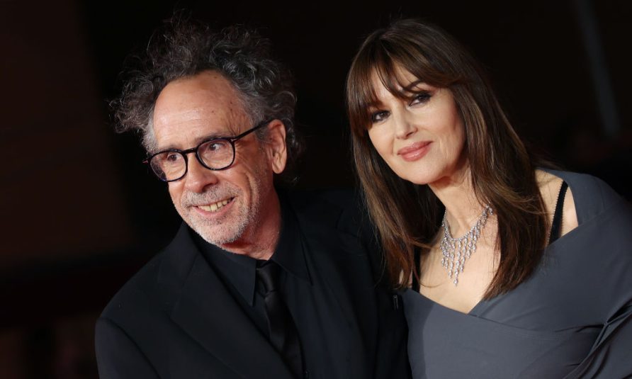 Monika Beluči i Tim Barton