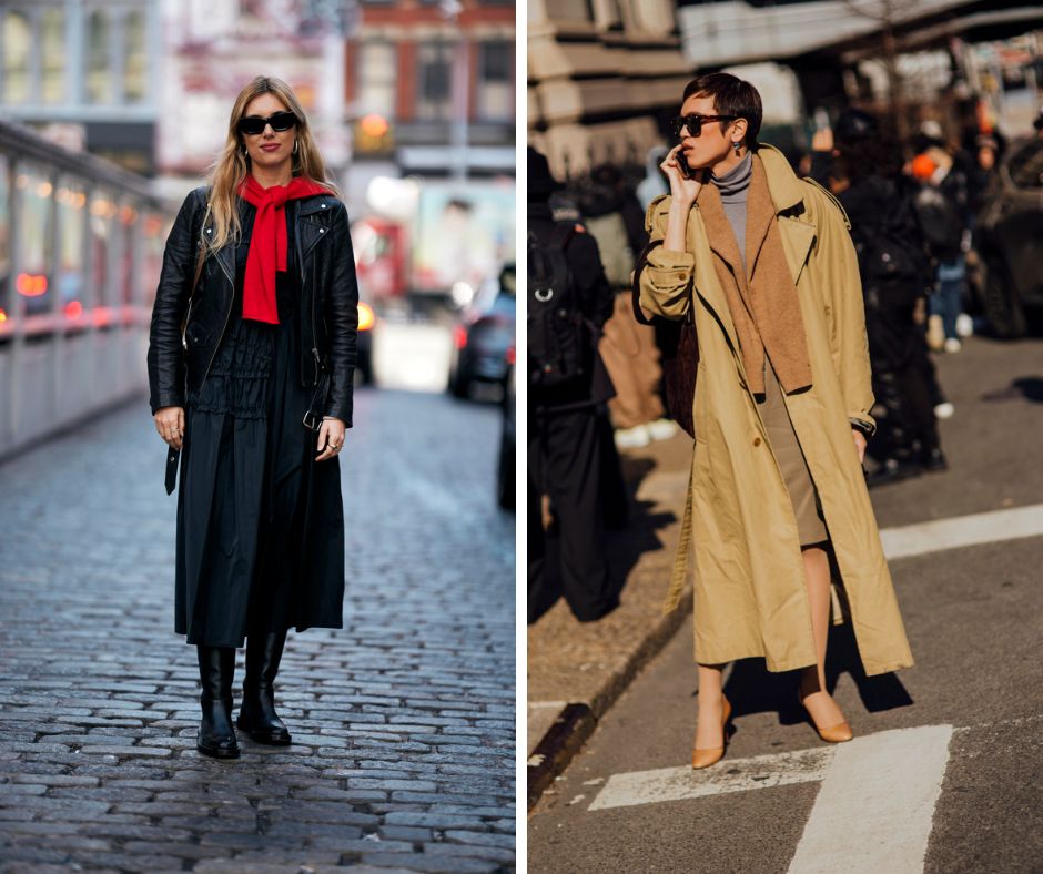 Kako stilizovati kaput i džemper nedelja mode 2024