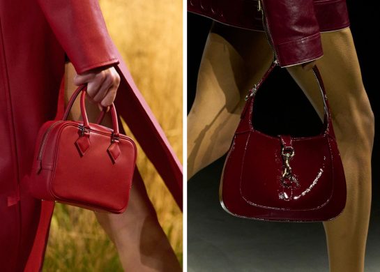 crvena torba modni trend 2024