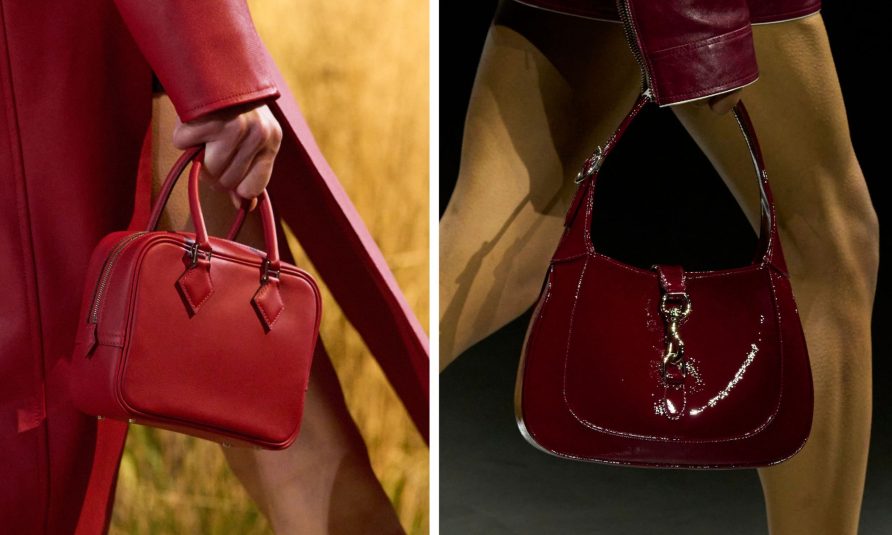 crvena torba modni trend 2024
