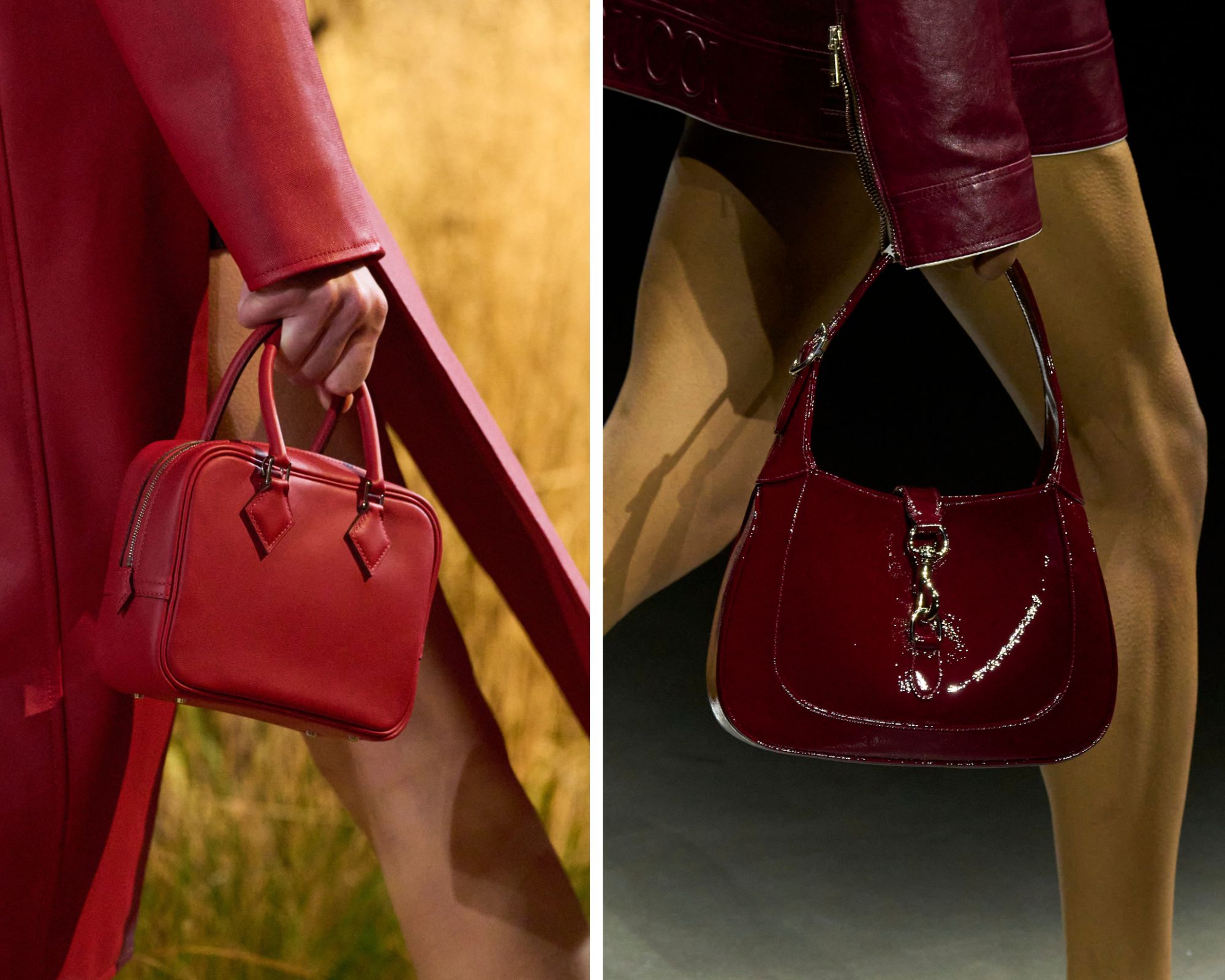 crvena torba modni trend 2024