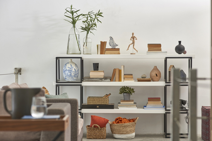 kako da police za knjige izgleda luksuzno