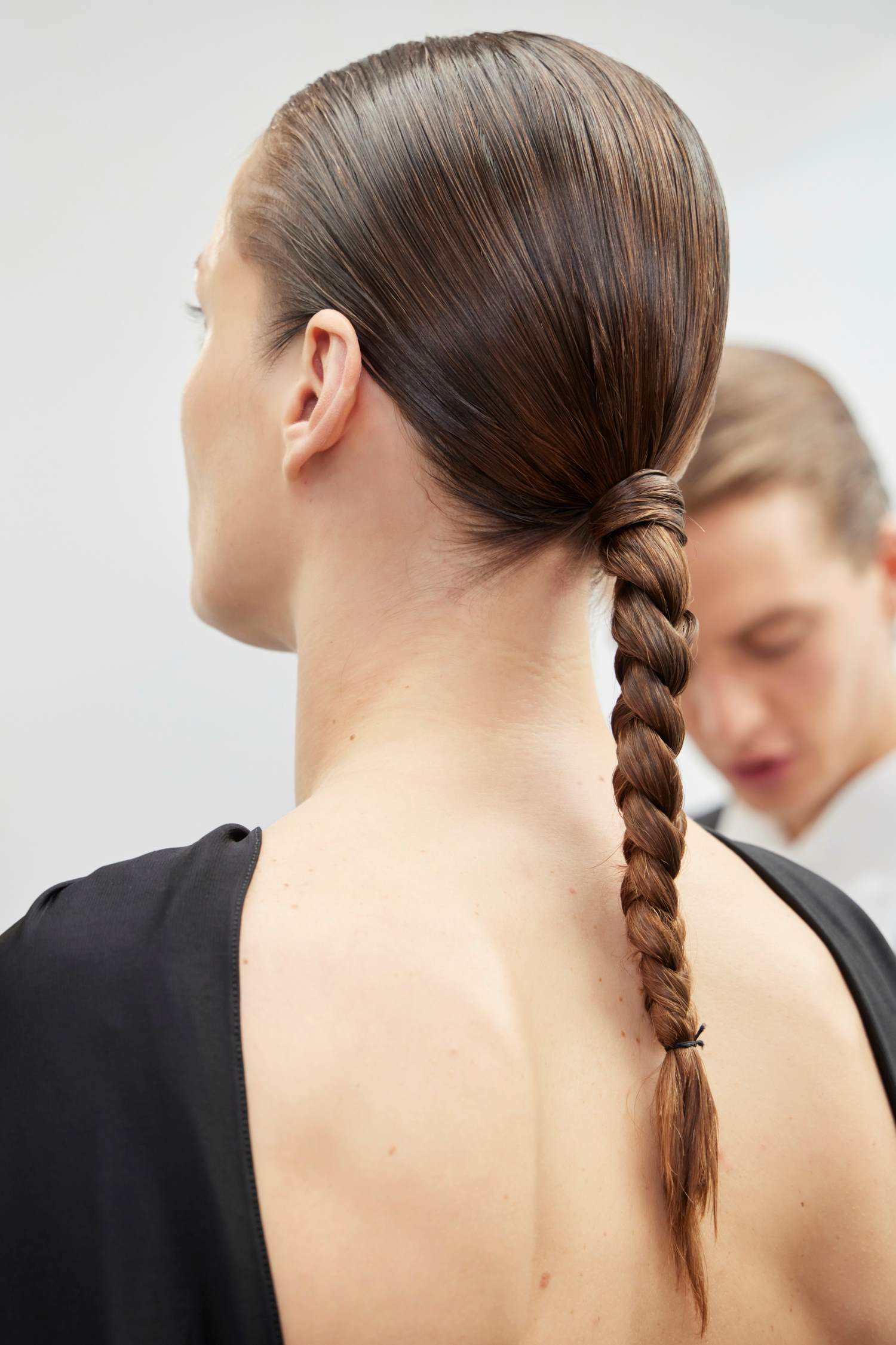 konjski rep sa pletenicom