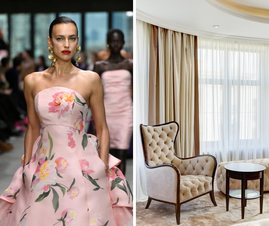 Irina Šajk vintidž dnevna soba