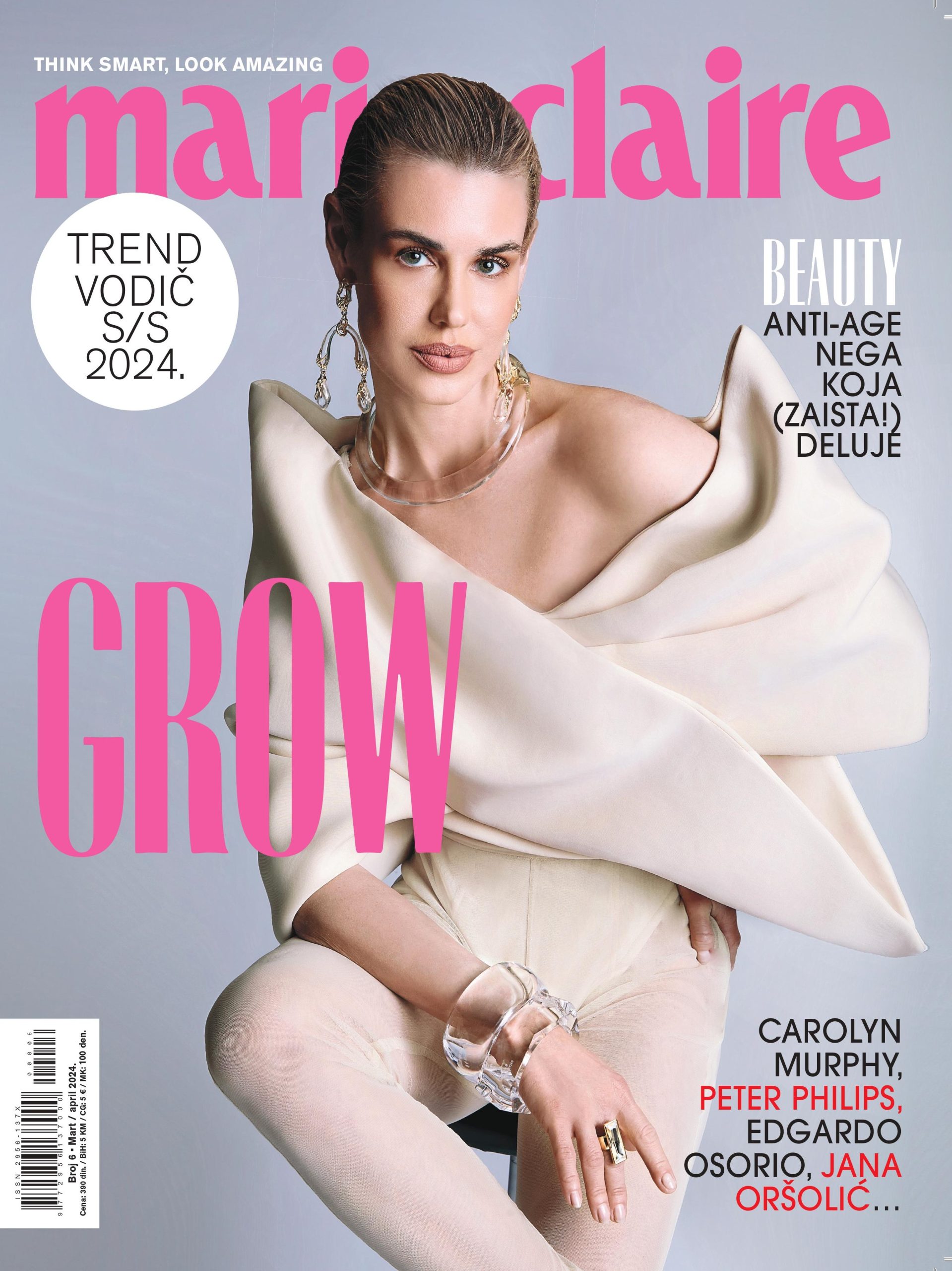 Marie Claire mart april 2024.