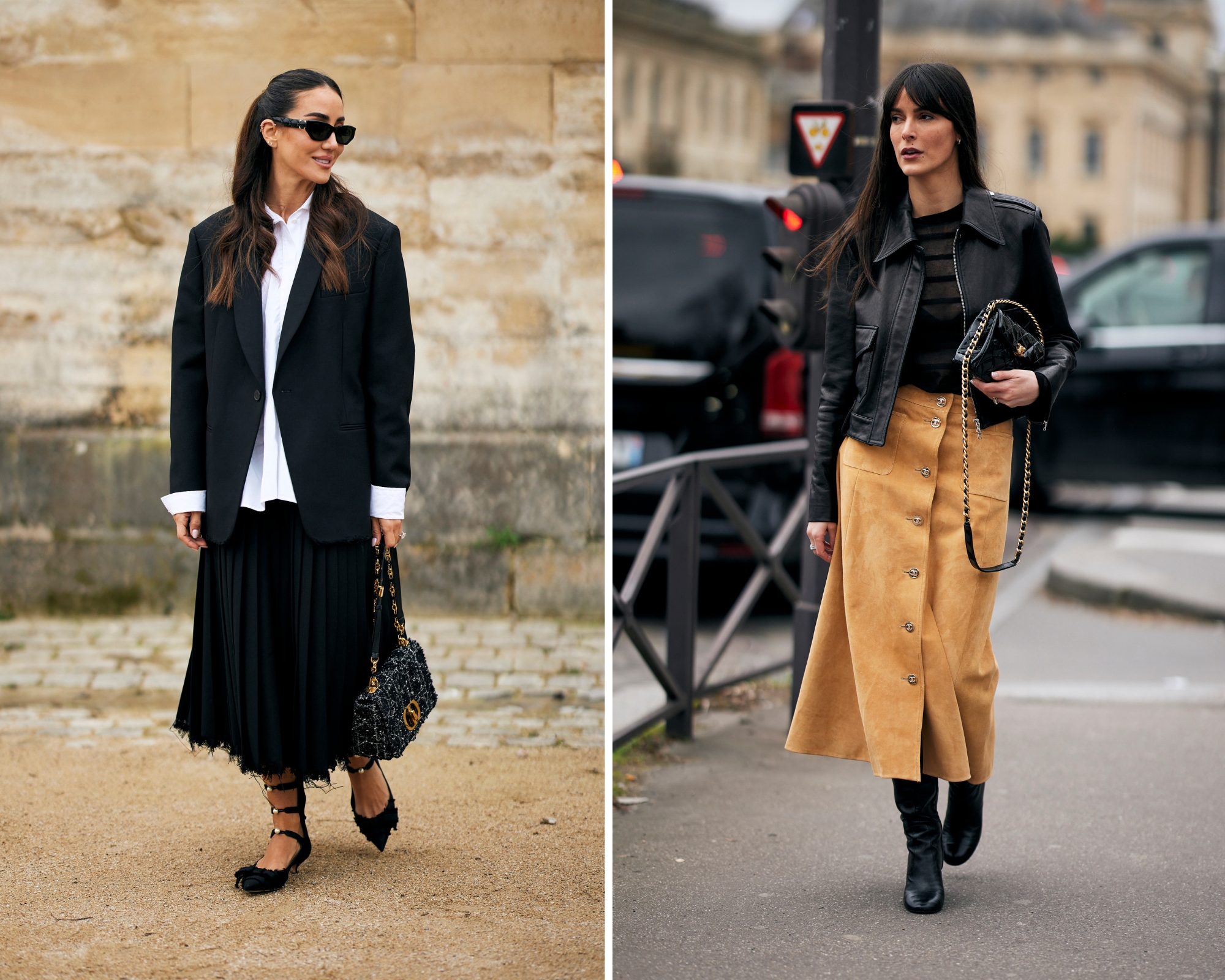 midi suknje odevne kombinacije 2024