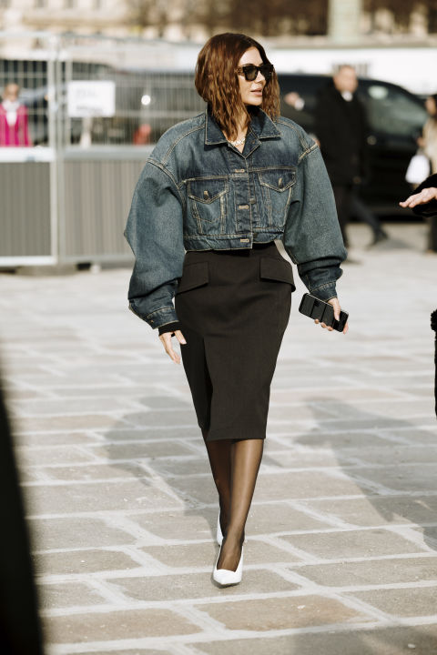 teksas jakna i haljina