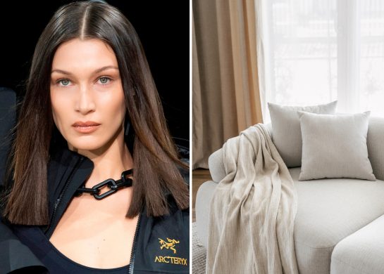 bela hadid industrijska dnevna soba