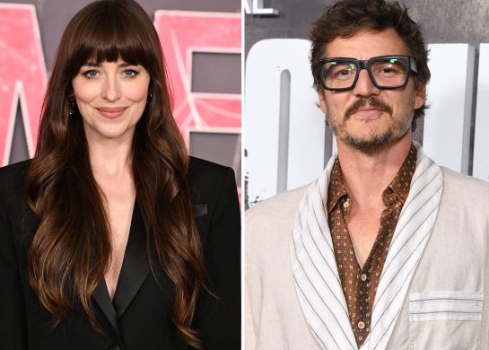 Dakota Džonson, Pedro Paskal, poljubac