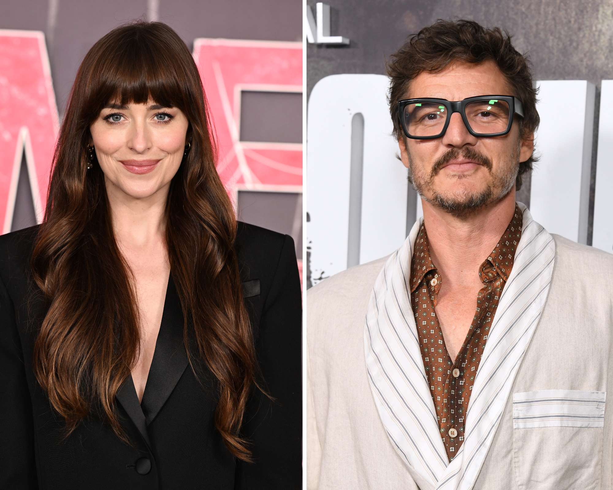 Dakota Džonson, Pedro Paskal, poljubac