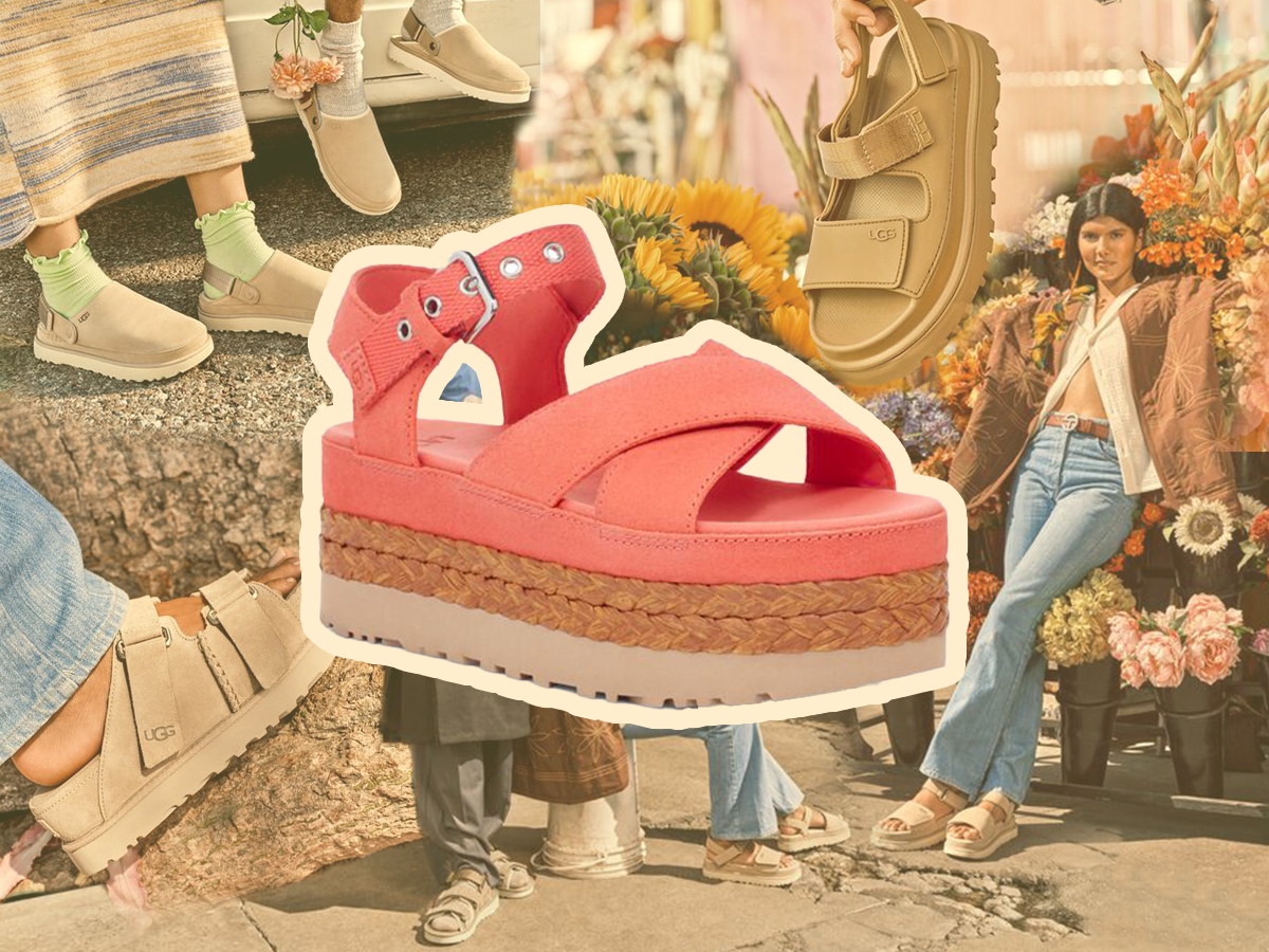 UGG aubrey kožne sandale