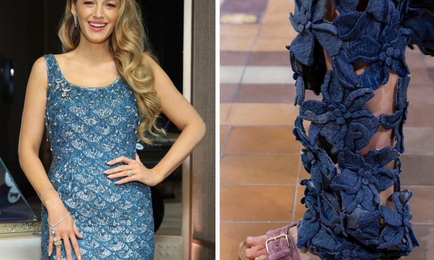 Blejk Lajvli, valentino farmerke