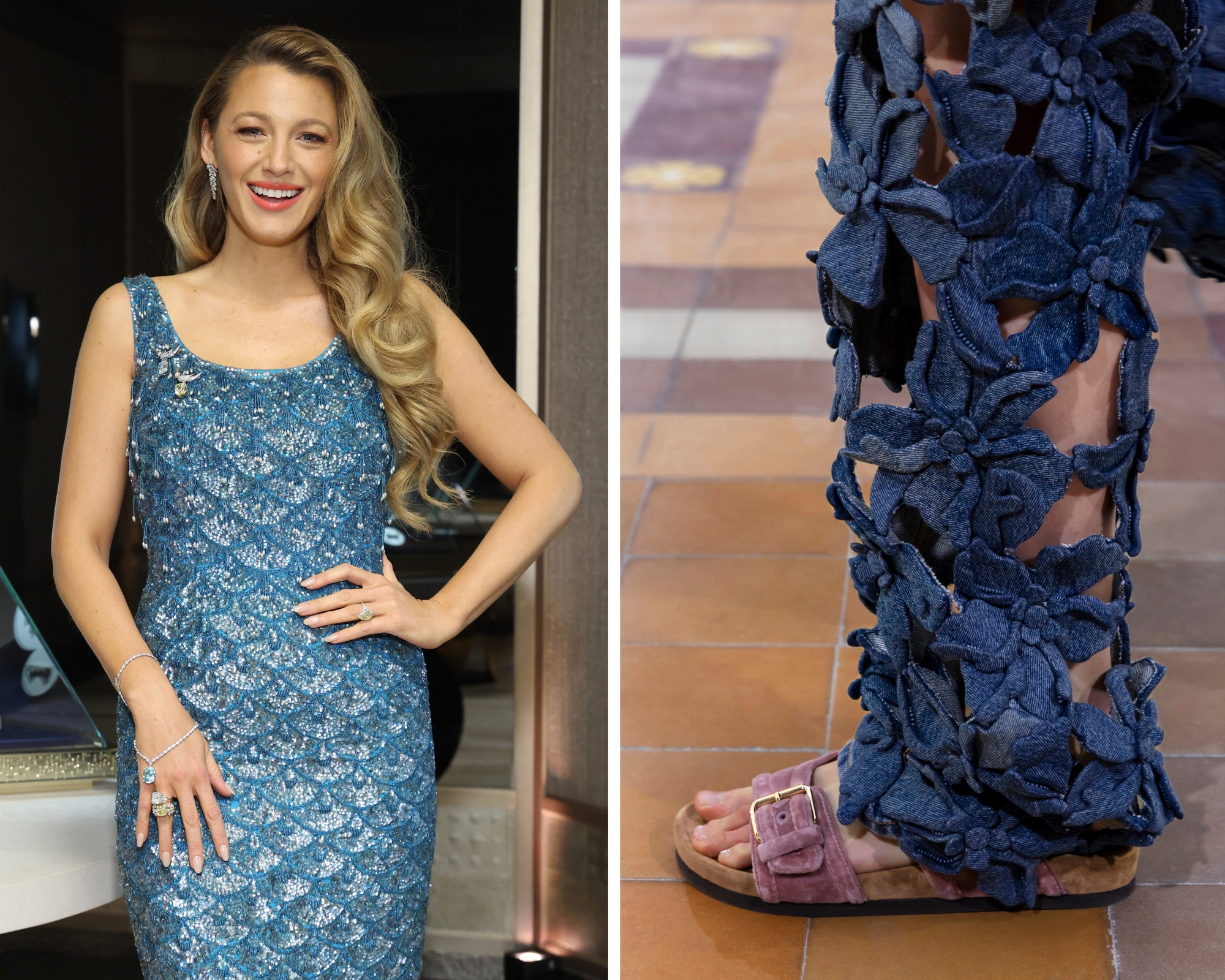 Blejk Lajvli, valentino farmerke