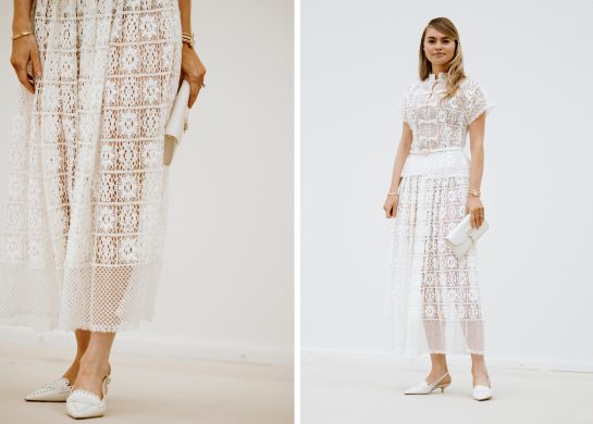 Kako stilizovati bele suknje