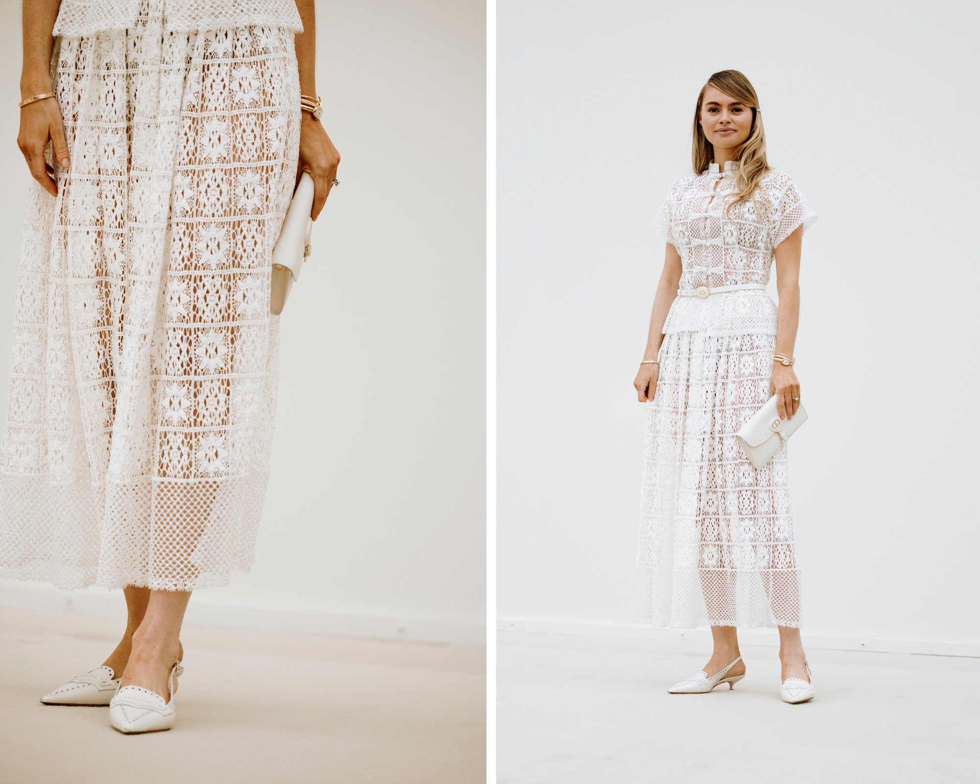 Kako stilizovati bele suknje