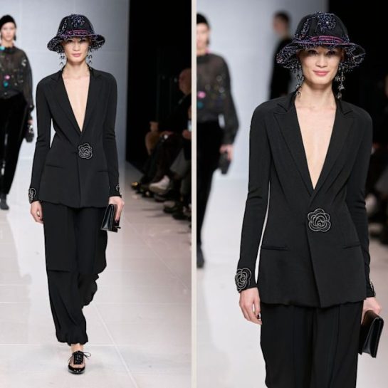 žensko odelo Giorgio Armani