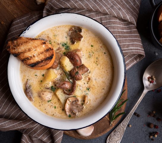 Francuska krem supa od pečuraka