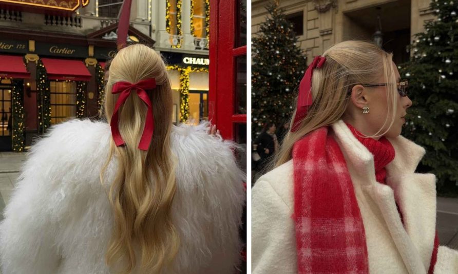 Frizure sa mašnom za Doček 2026