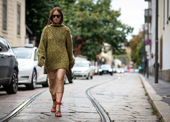 Slip suknje, trend 2025