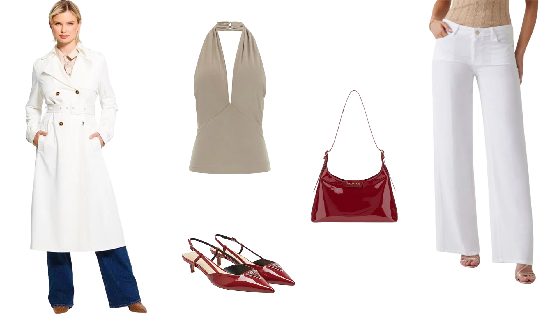 Guess odevne kombinacije za proleće 2025