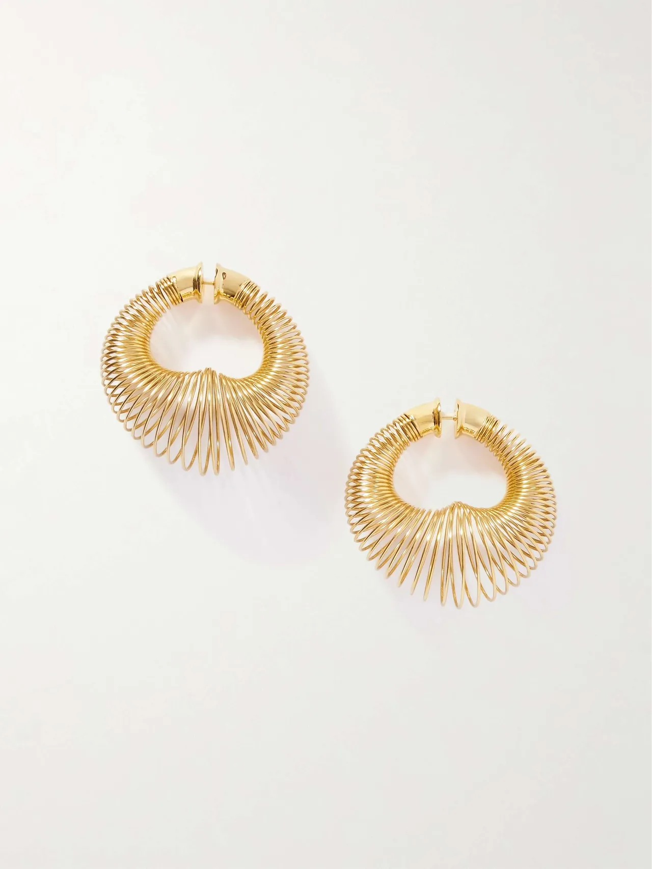 ALAÏA Spiral zlatne minđuše