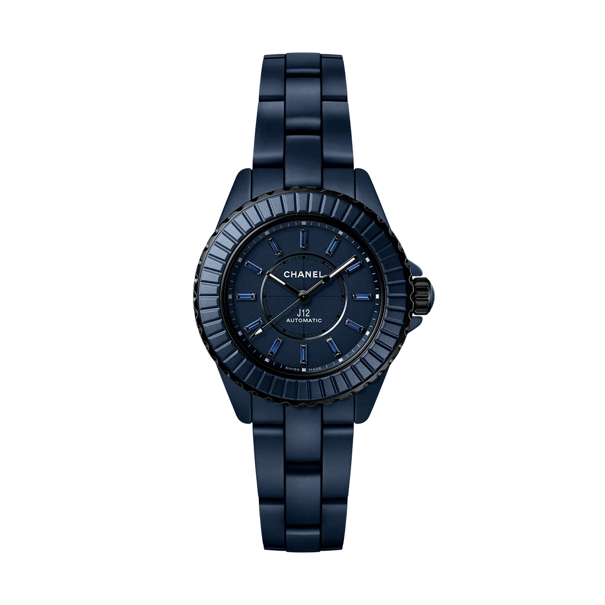 Chanel J12 Bleu sat