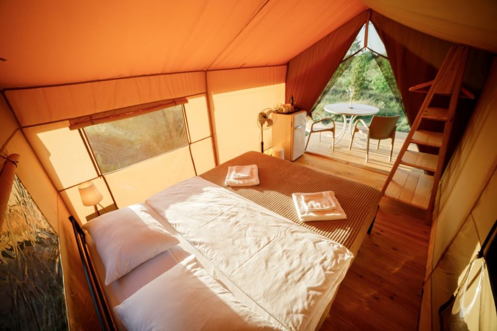 glamping, glamping mesta