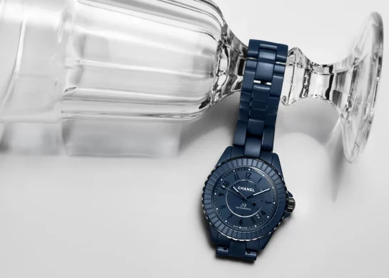 Chanel J12 Bleu sat