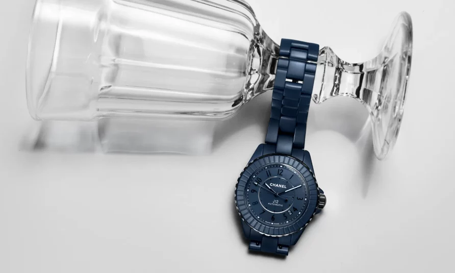 Chanel J12 Bleu sat