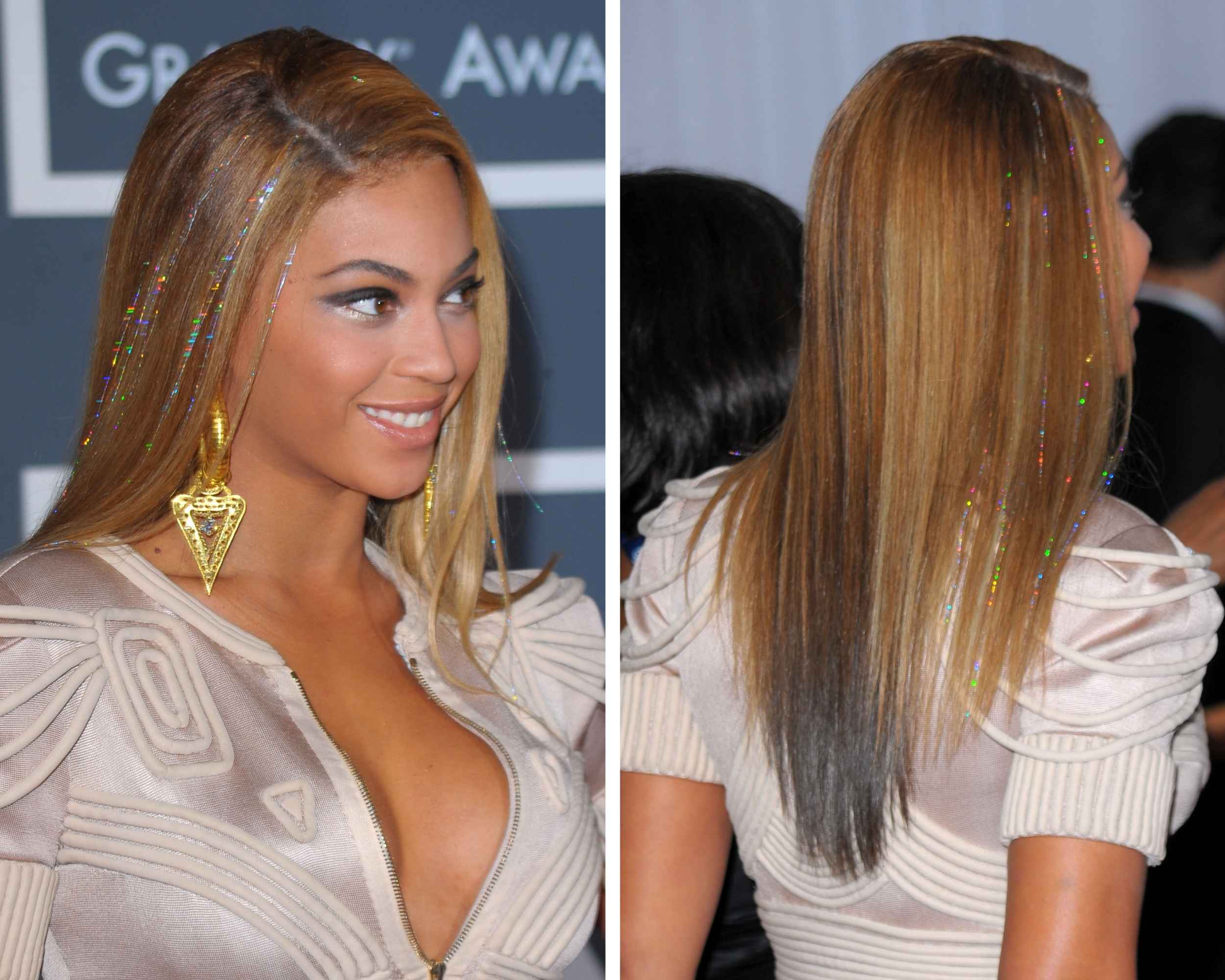 Hair tinsel, trend šljokice u kosi