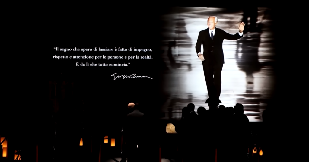 armanijev testament, Armanijev ispracaj u Milanu