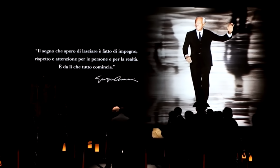 armanijev testament, Armanijev ispracaj u Milanu