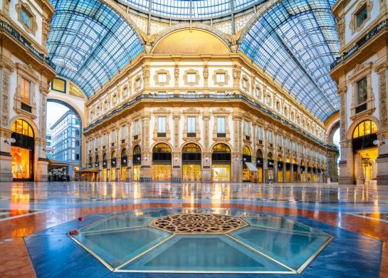 vodič kroz milano, milano fashion week, galleria vittorio emanuele II
