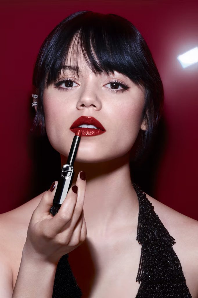 Jenna Ortega Rouge Dior On Stage kampanja
