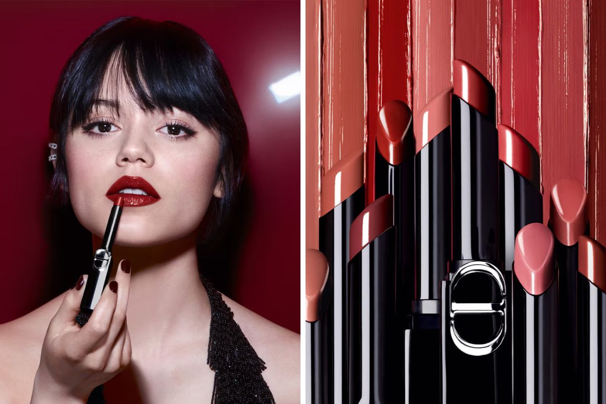 Jenna Ortega Rouge Dior On Stage kampanja