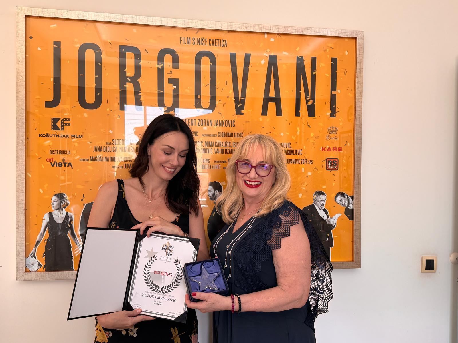 Sloboda Mićalović, film Jorgovani