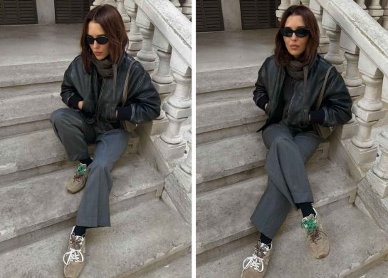 patike od prevrnute kože