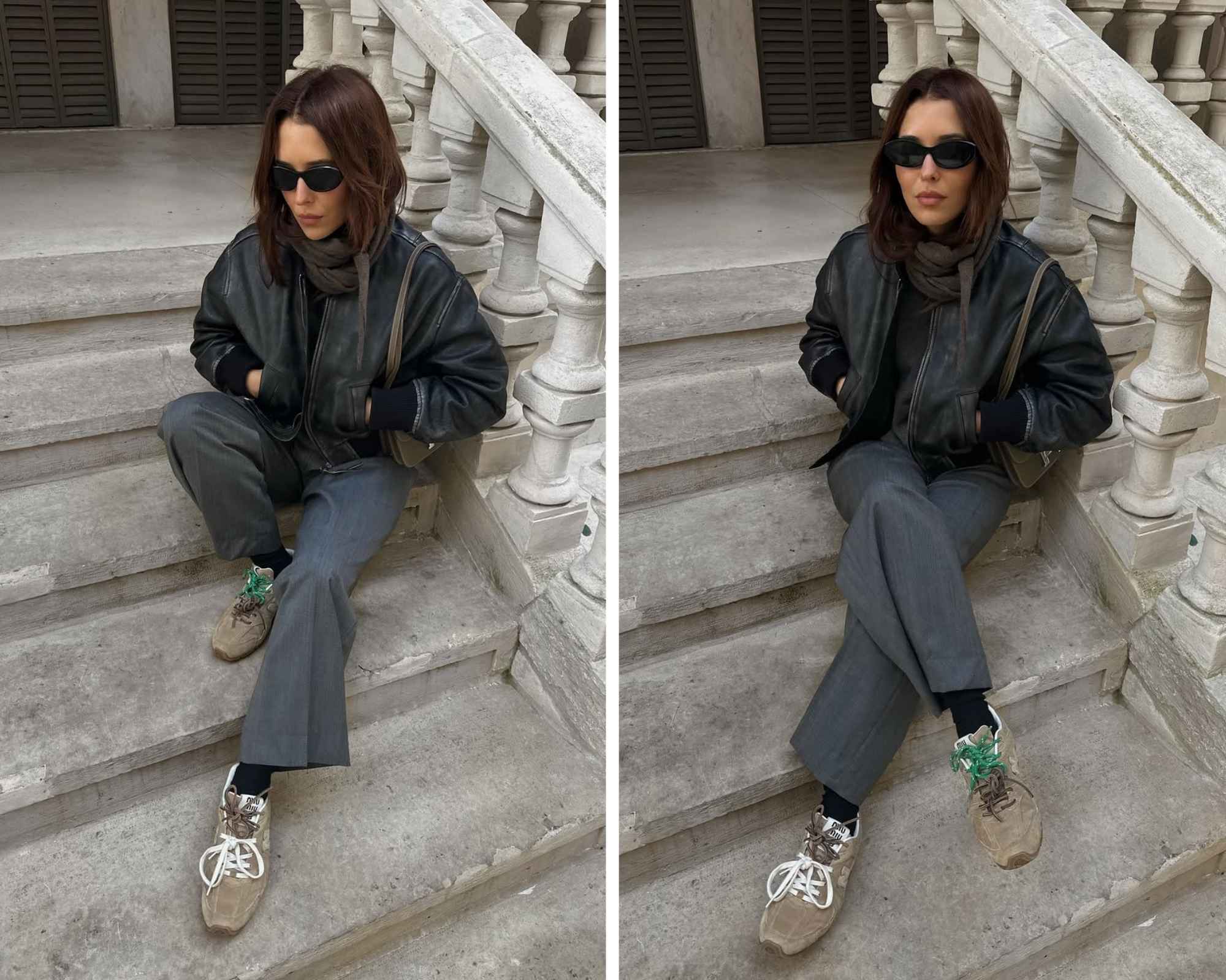 patike od prevrnute kože