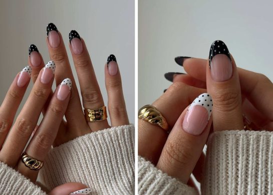 polka dot manikir
