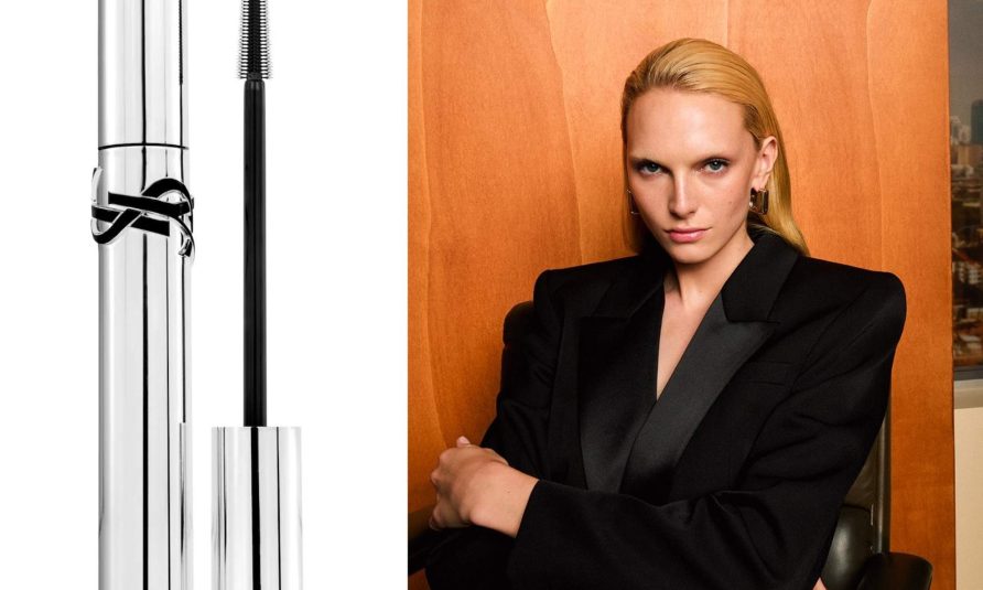 YSL Beauty Lash Latex maskara, Alex Consani